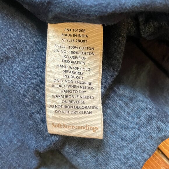 Soft Surroundings Embellished Open Front Jacket - EUC - Picture 5 of 8